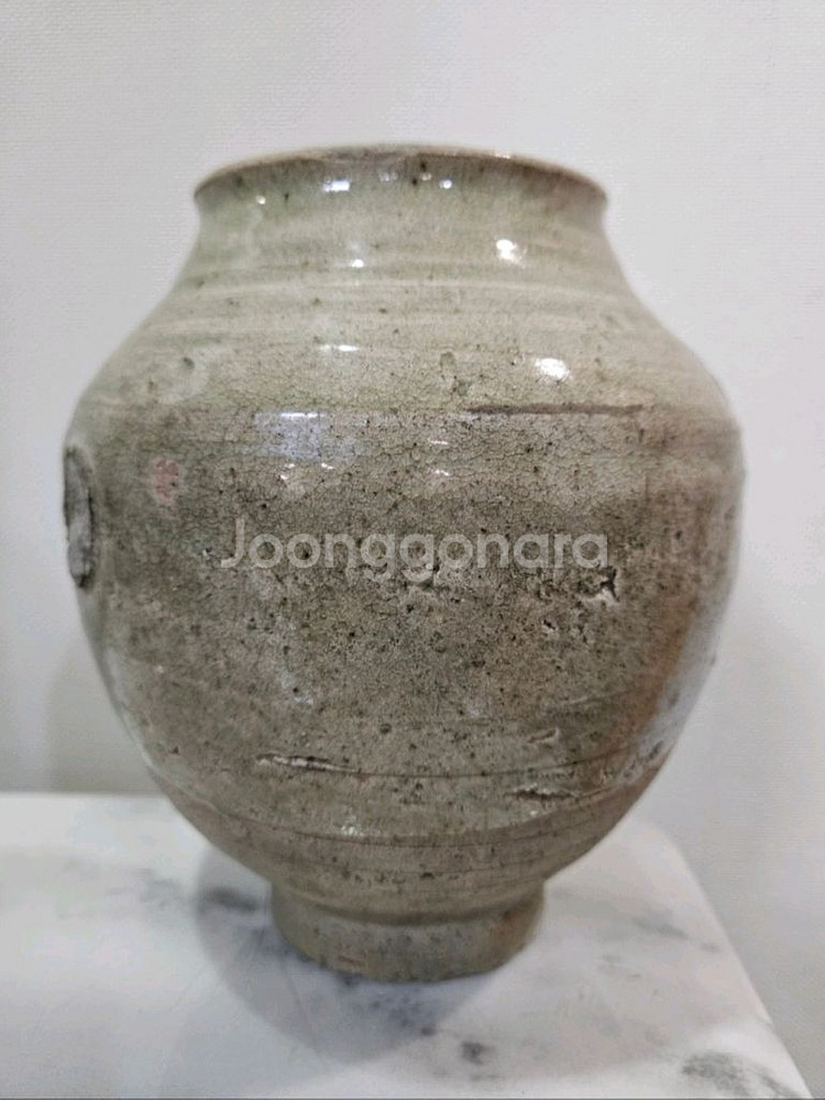 빈티지 도자기 화병--1