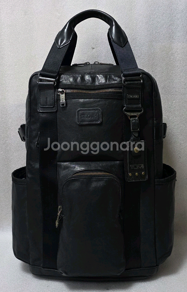 투미 알파 브라보 르준 빈티지 레더 백팩 92380DH--1