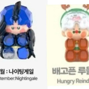 [일괄] 팝마트 피노젤리 탄생석 9월, 루돌프