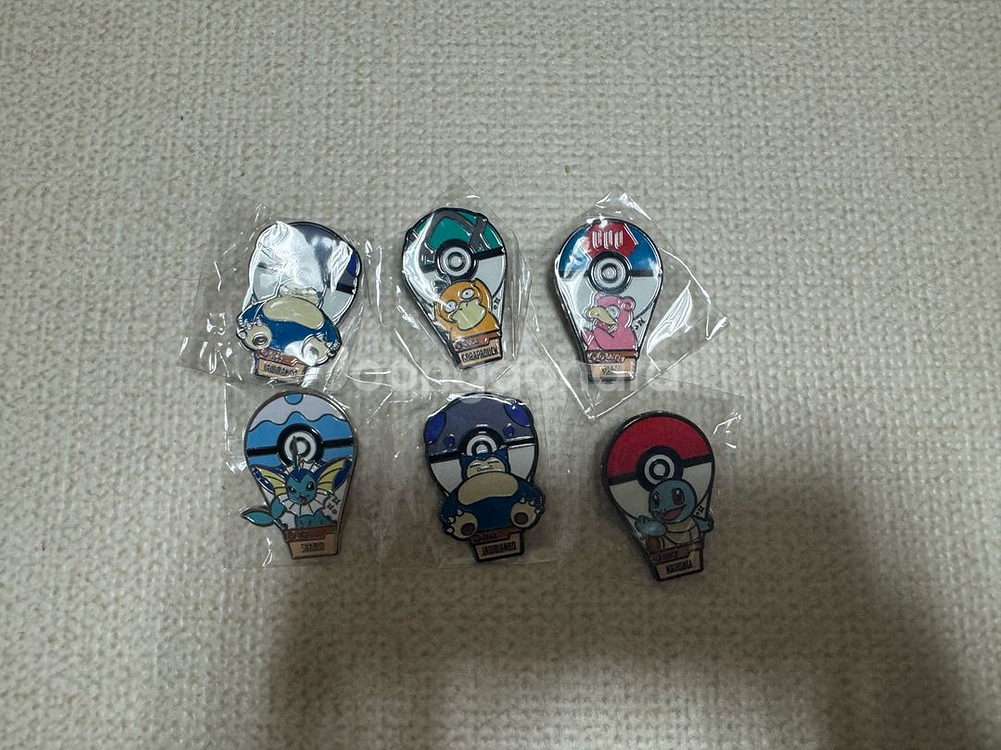롯데월드 풍선비행 뱃지 고라파덕 잠만보--0