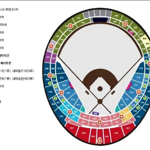8.16 토요일 롯데 삼성 1루외야 5연석