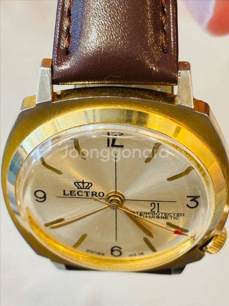 스위스 Lectro 빈티지 수동시계--5