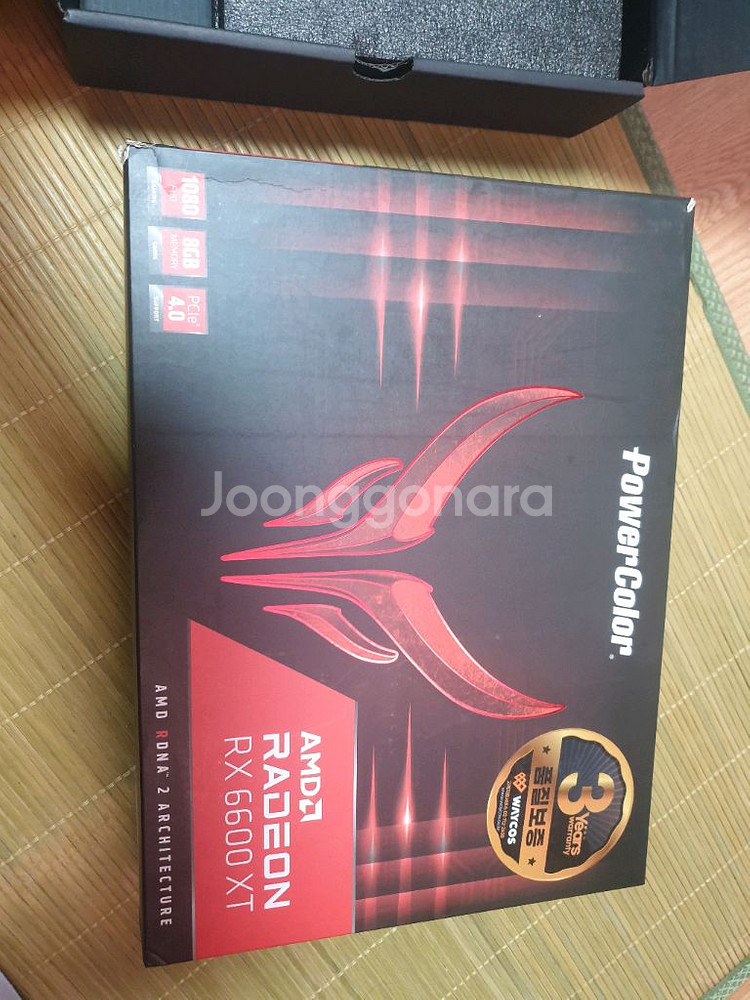 rx6600xt 파워컬러 레드데빌 8g 2팬--4