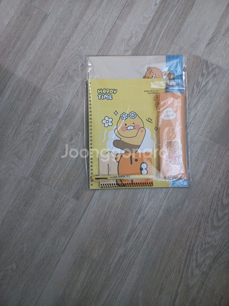 카카오프렌즈 문구 세트 수첩 노트 필통 볼펜 L홀더--1