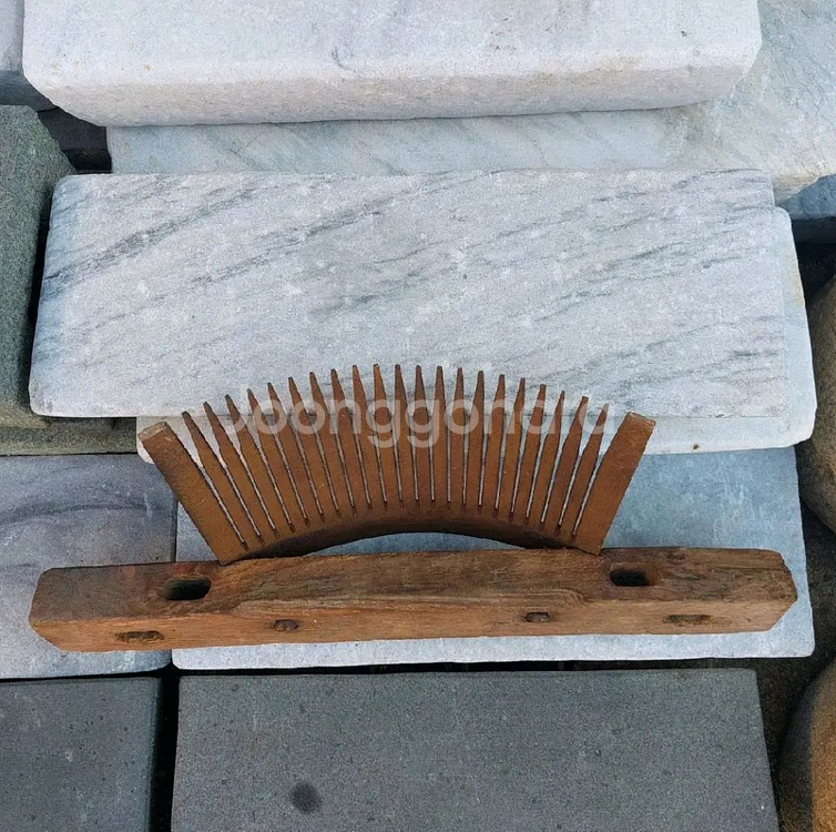 옛날 홀태. 곡식 탈곡기--3
