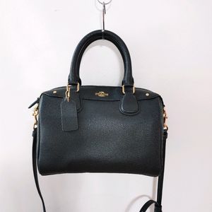 COACH 코치 사피아노가죽 미니보스턴백(가방끈포함