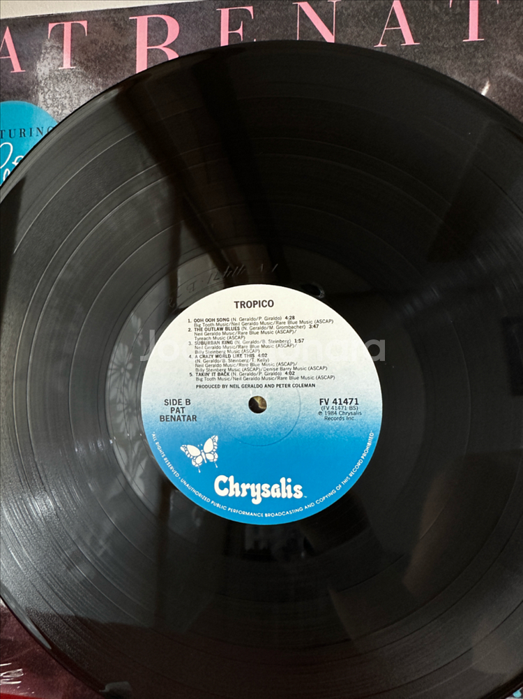 (민트급)Pat Benatar - Tropico(LP)--3