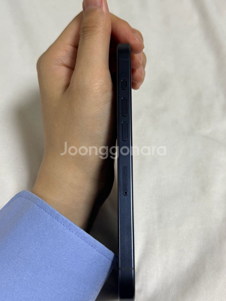아이폰15프로 128기가 블루티타늄--3