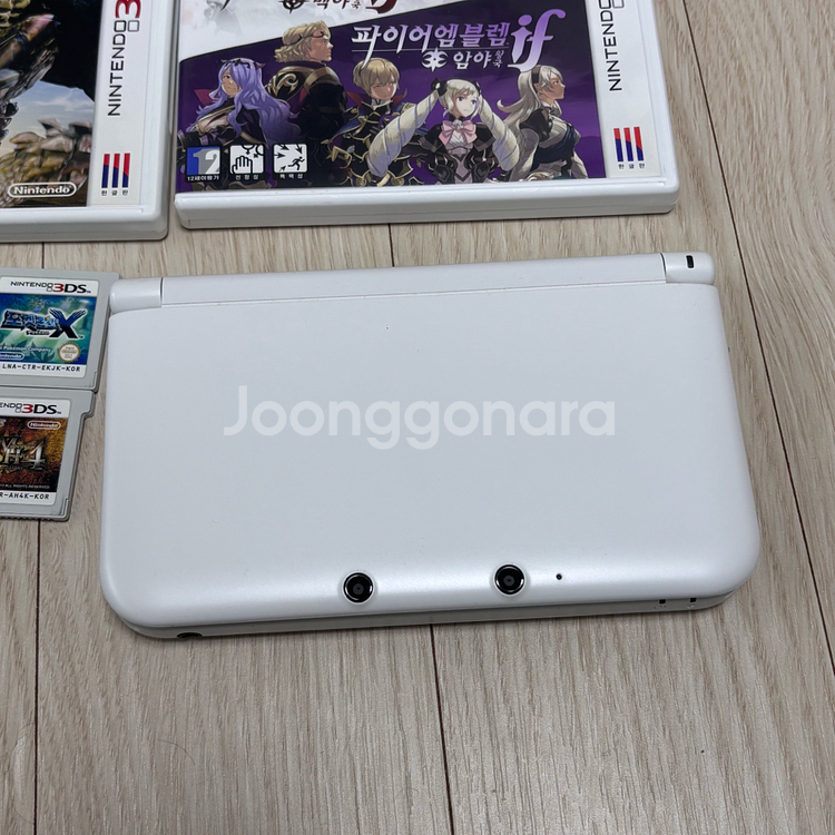 닌텐도 3DS XL 흰색, 게임칩--1