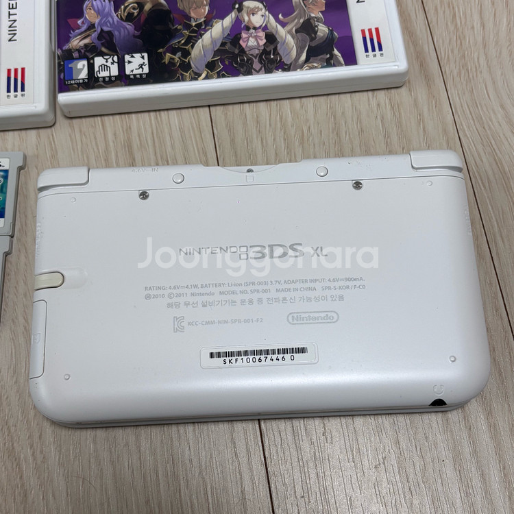 닌텐도 3DS XL 흰색, 게임칩--2