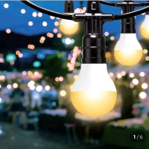 야외용 LED전등선 오징어조명 15m 20소켓