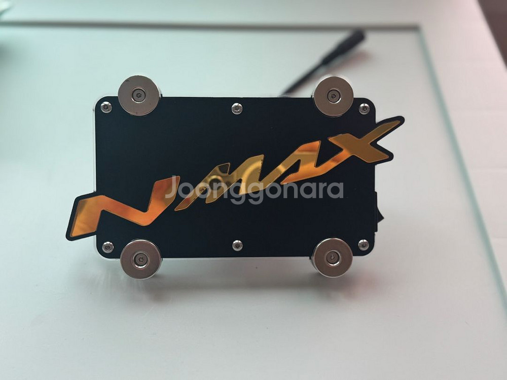 nmax 로고 led 딱판 새상품 오토바이 휴대폰거치대--1
