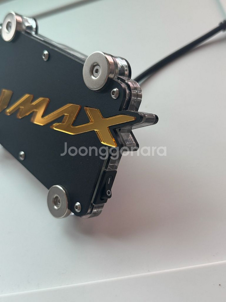 nmax 로고 led 딱판 새상품 오토바이 휴대폰거치대--2