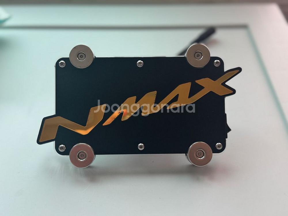 nmax 로고 led 딱판 새상품 오토바이 휴대폰거치대--0