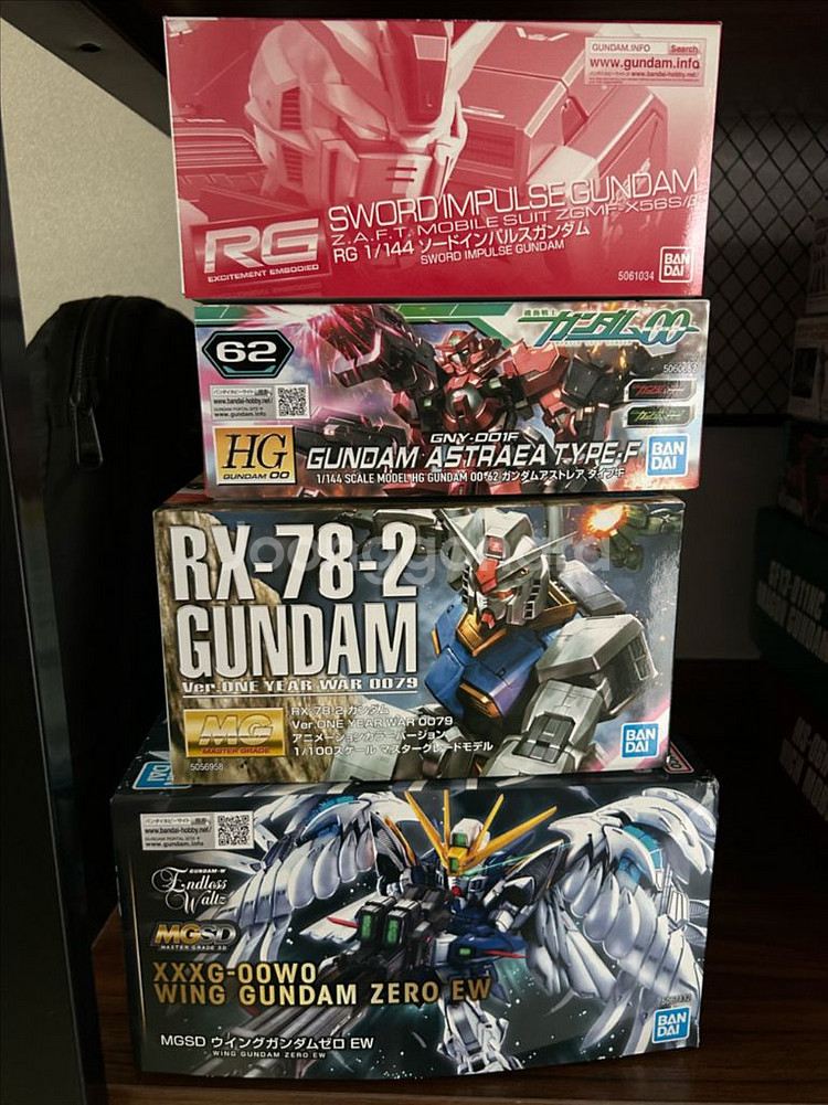 rg, hg, mgsd건프라--0