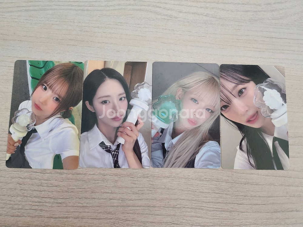 프로미스나인 응원봉포카, 멤버십 포카및 여러포카 교환--0