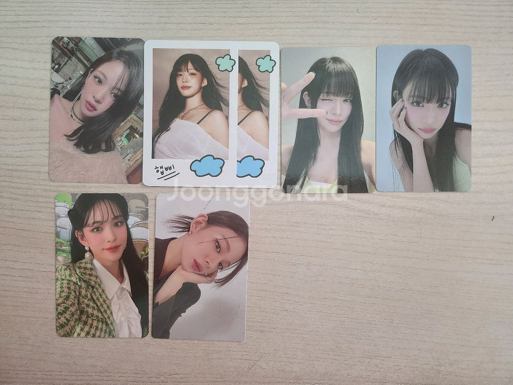 프로미스나인 응원봉포카, 멤버십 포카및 여러포카 교환--2