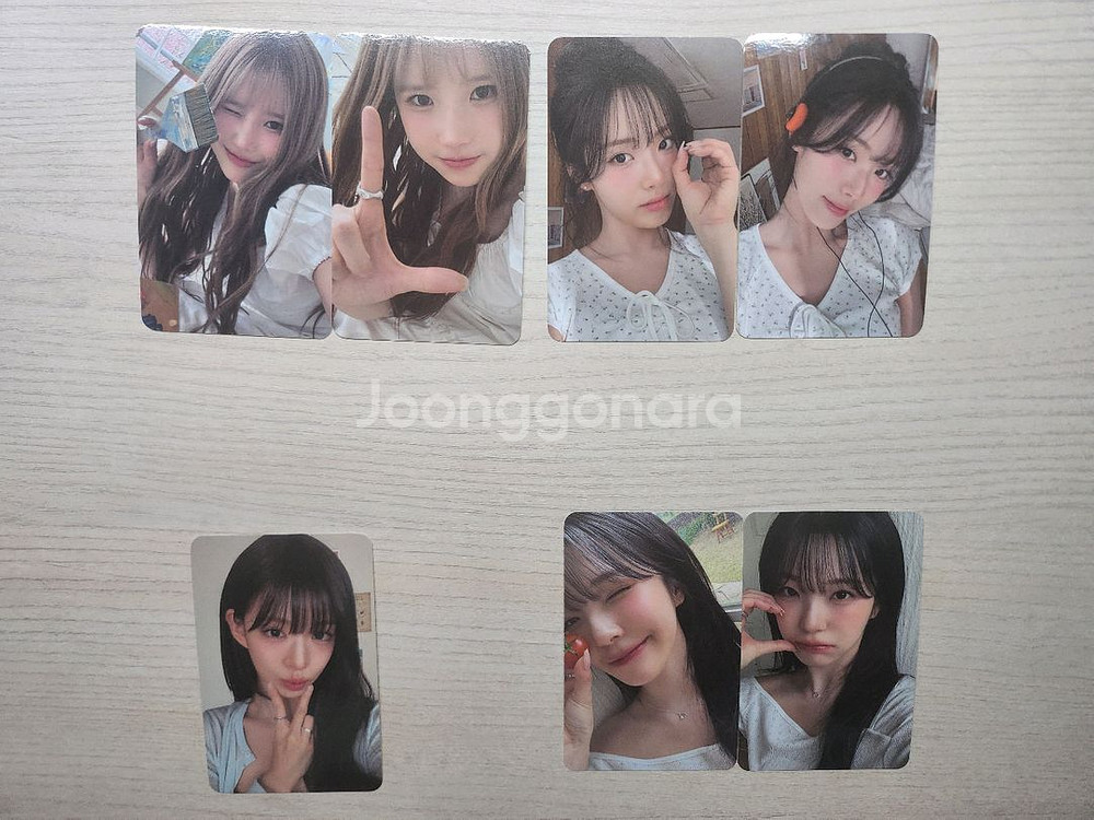 프로미스나인 응원봉포카, 멤버십 포카및 여러포카 교환--1