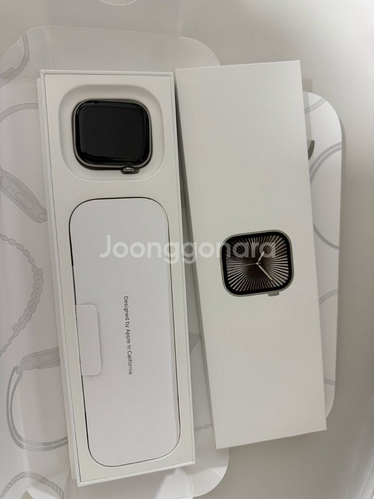 애플워치 10 내추럴 티타늄(셀룰러, 42mm) 팝니다--0