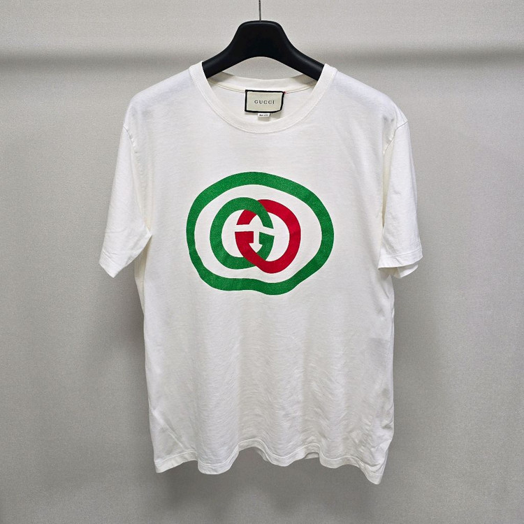구찌 인터로킹 G 로고 반팔 티셔츠 m 100 105 이미지