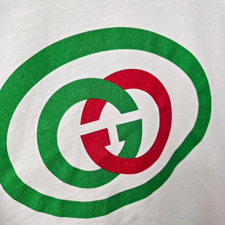 구찌 인터로킹 G 로고 반팔 티셔츠 m 100 105 이미지