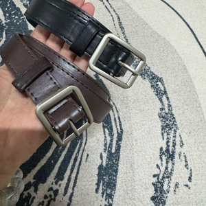 (새상품) 기본 벨트 2개 일괄(블랙+브라운)