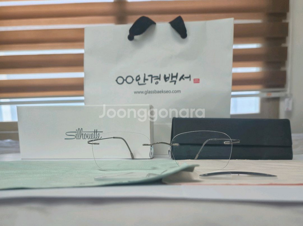 [새상품급] 실루엣 안경테 5515 (렌즈 2개)--0