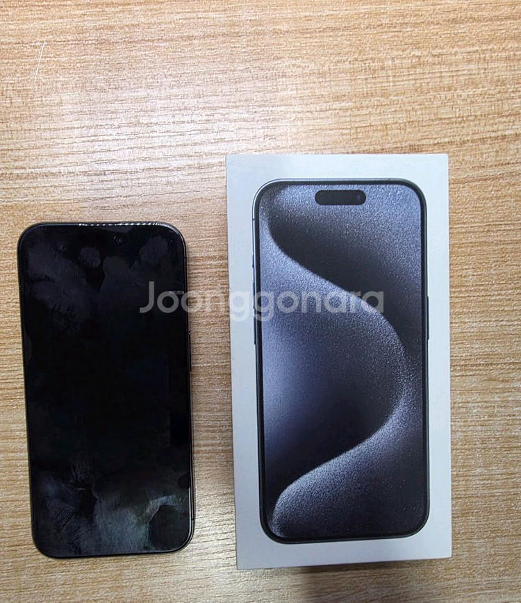 아이폰15프로 블루티타늄 128gb 애케플O--3