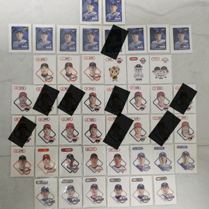 kbo 크보 띠부씰 각 팀 선수들, 마스코트들, 국대