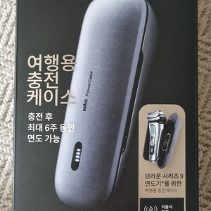 미개봉 브라운면도기 시리즈9 파워케이스