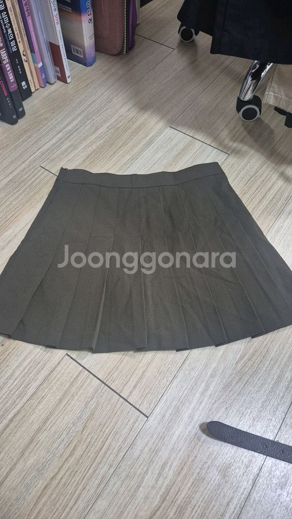 스파오 미니 플리츠 스커트 라지--0