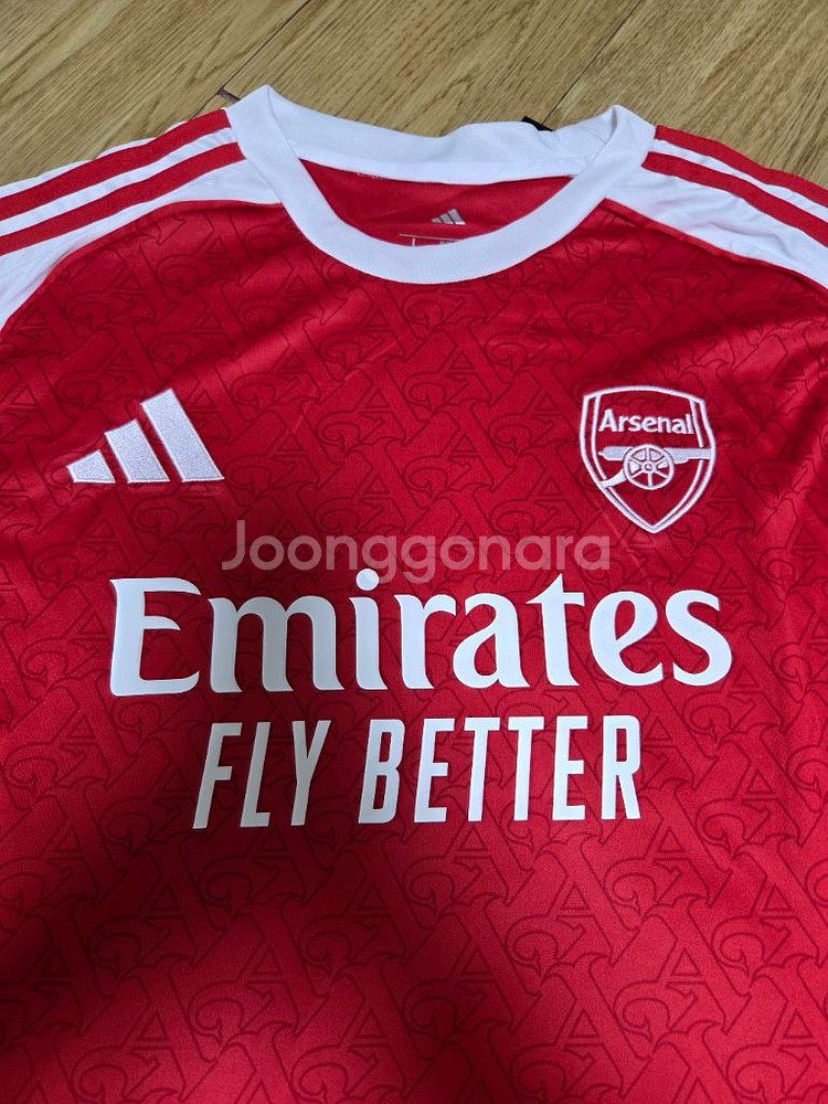 25-26시즌 아스날 외데고르 축구유니폼 상하의 판매--1