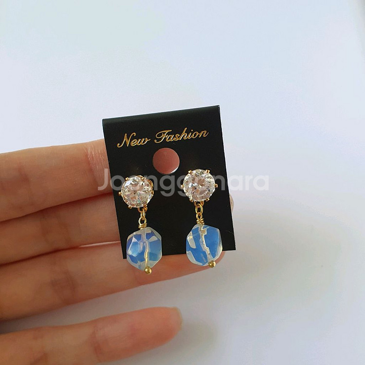 얼음 귀걸이 / 패션 이어링--2