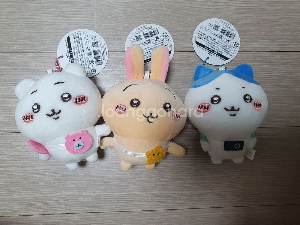 (새제품) 먼작귀 치이카와 우사기 하치와레 인형키링--0