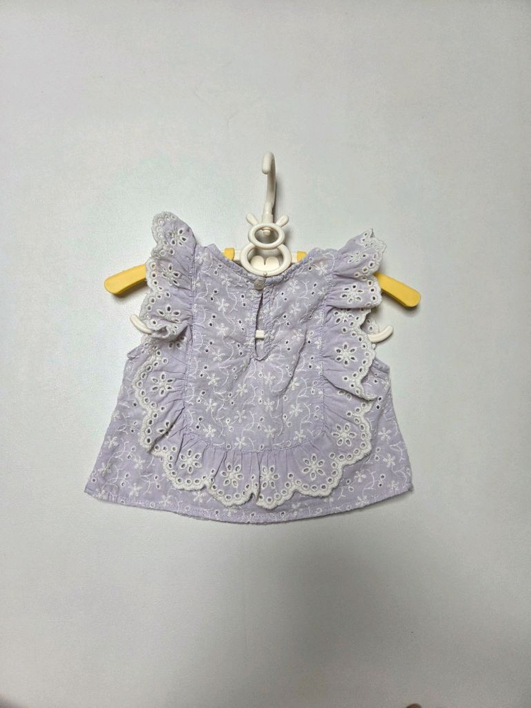 자라 펀칭 아일렛 셋업 12-18m 이미지