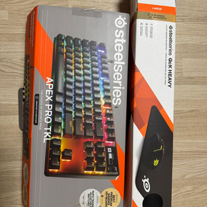 스틸시리즈 apex pro gen 3 tkl + 패드
