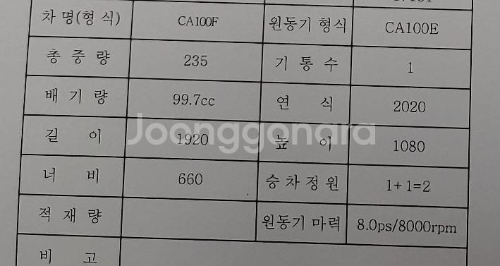 대림 시티에이스 2020년식 (CA100F)--8