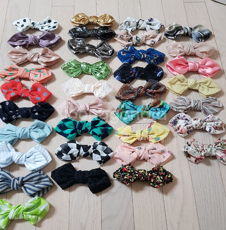 쉬폰리본 리본반재 50개 일괄--0