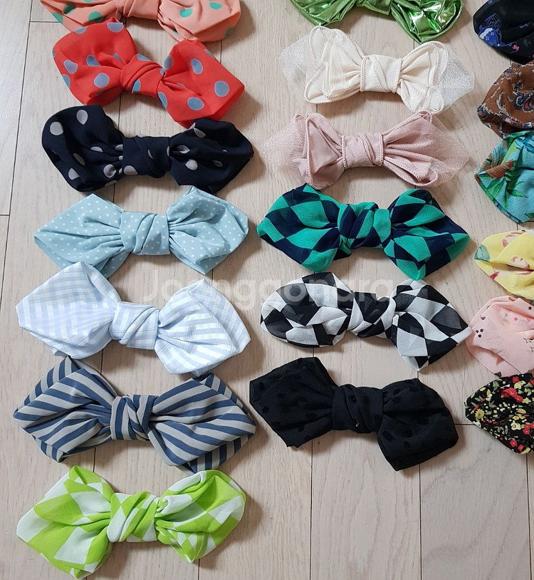 쉬폰리본 리본반재 50개 일괄--3