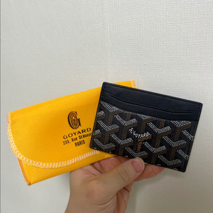 고야드 카드지갑 블랙