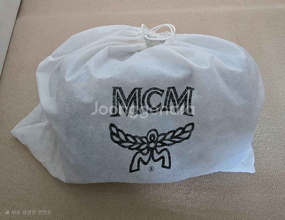 [새상품] MCM 정품/가방/블루/보스턴백--4