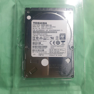 노트북하드 도시바 HDD 1TB 2.5인치 미사용급