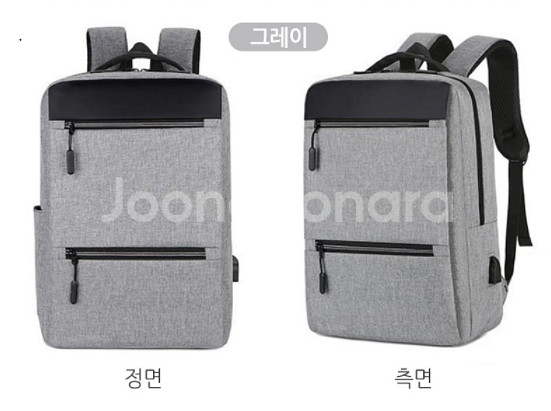 직장인 학생 USB 노트북 백팩 가방--3