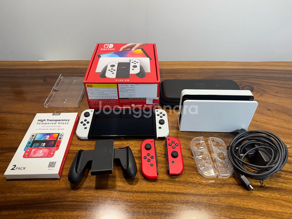 닌텐도 스위치 OLED +추가 조이콘 포함--0