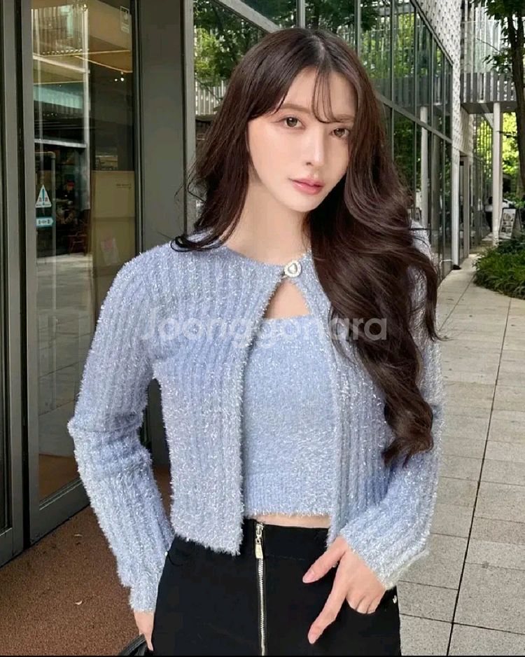 레디 Rady 라메 쟈키 니트 양산형 지뢰계 일브 갸루--0