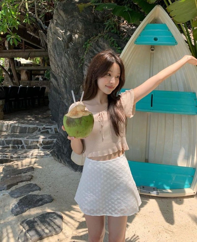 레이지샵 마가렛 니트 피치베이지--1