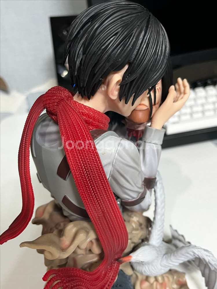 진격의 거인 천지전 에렌 미카사 피규어 약 22cm--5