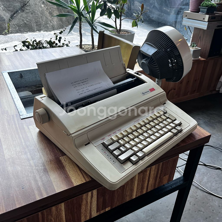 산성 한영 전동타자기 TQ-120 인하~--5