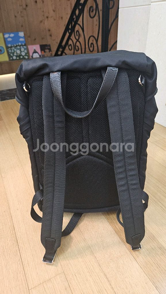 프라다 리나일론 사피아노 가죽 백팩(2vz135)--2