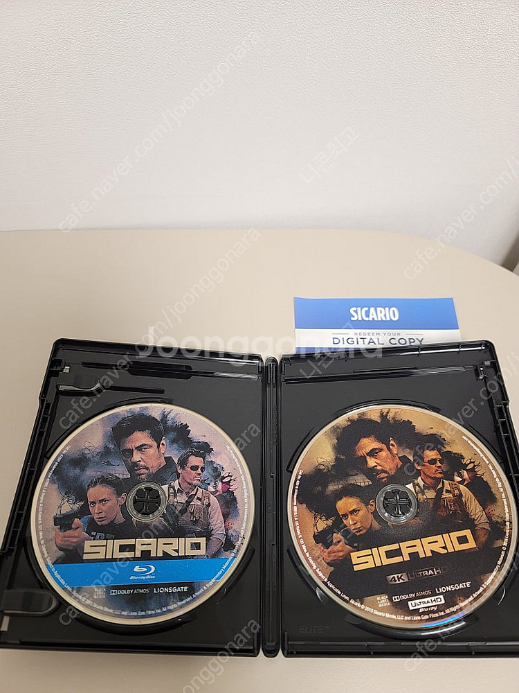 [4K 블루레이] 시카리오 (한글자막X) 팝니다.(택포--2